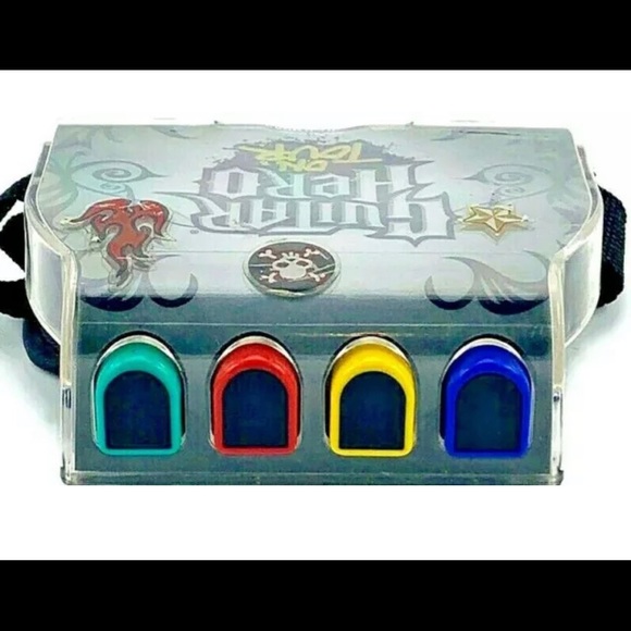 NINTENDO DS GUITAR HERO On Tour Red Octane GUITAR GRIP CONTROLLER Tested - Picture 4 of 12